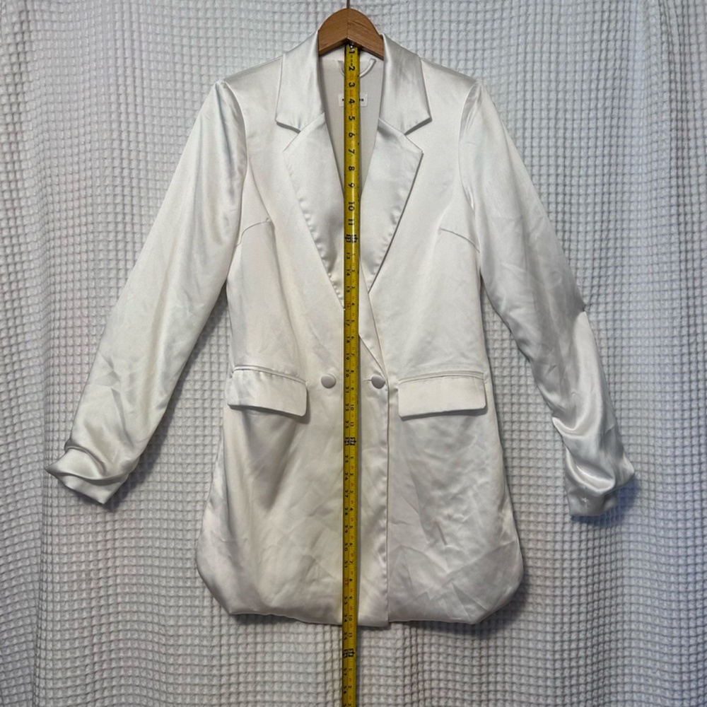 Superdown Oversized White Double Breasted Blazer … - image 5